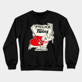 Defunct Winston Salem Polar Twins Hockey Team Crewneck Sweatshirt